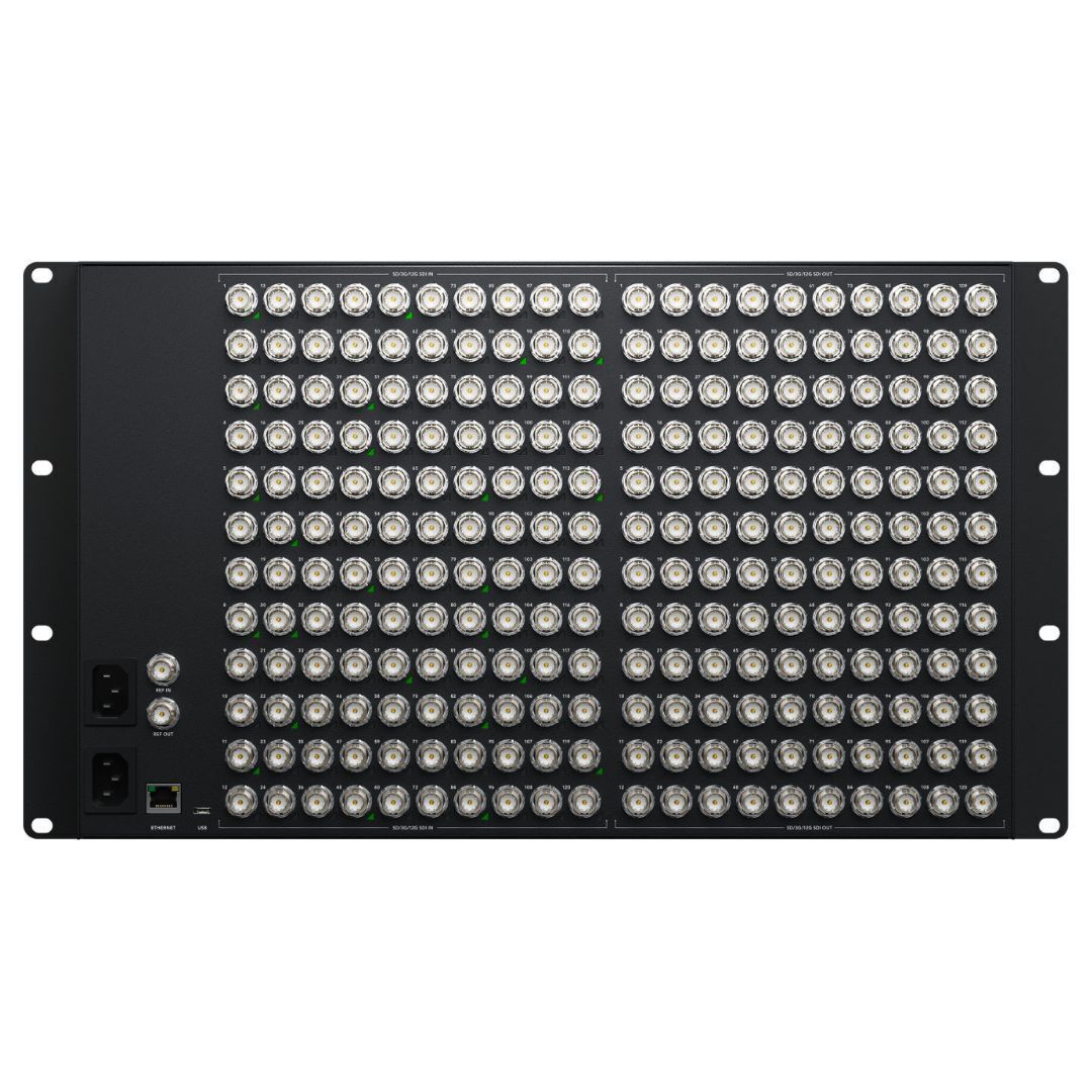 Blackmagic Design Videohub 120x120 12G Zero-Latency Video Router