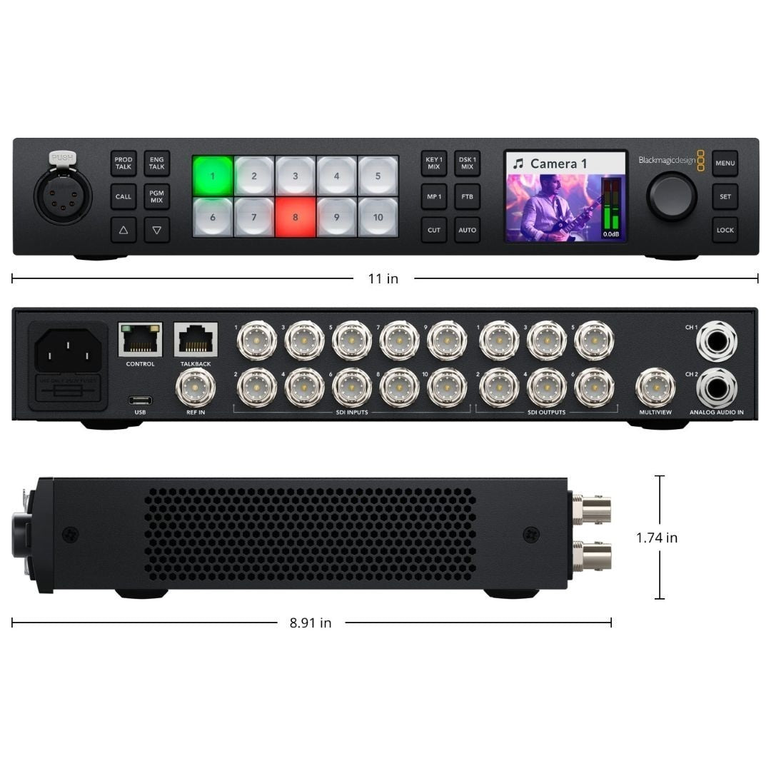 Blackmagic Design ATEM 1 M/E Constellation 4K Live Production Switcher (Black)