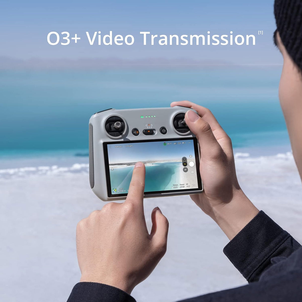 DJI RC Lightweight Ultra-Long Battery FHD Remote Controller for DJI Drones with Protector Cover