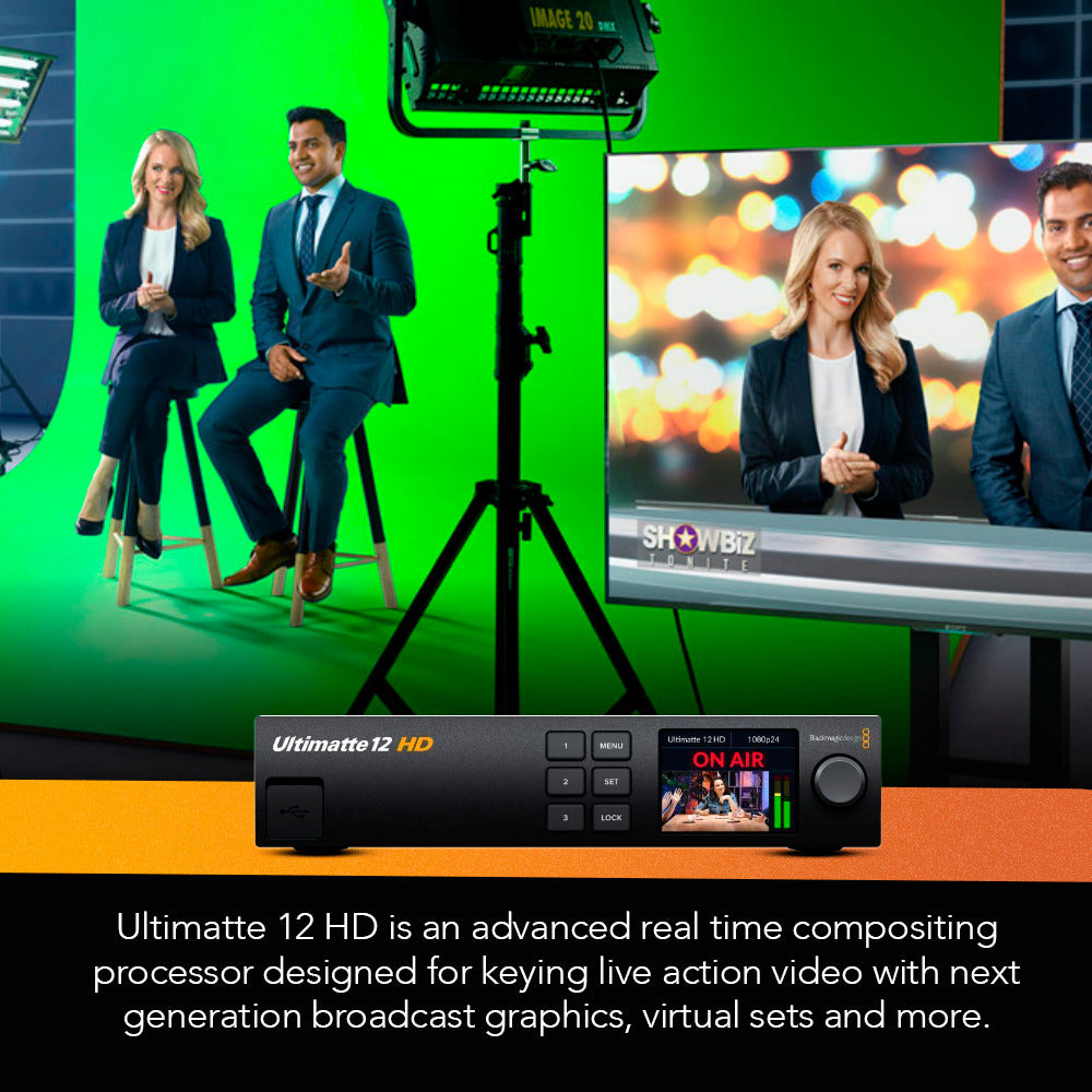 Blackmagic Design Ultimatte 12 HD Keyer/Advanced Compositing Processor with Cables, and Cable Ties