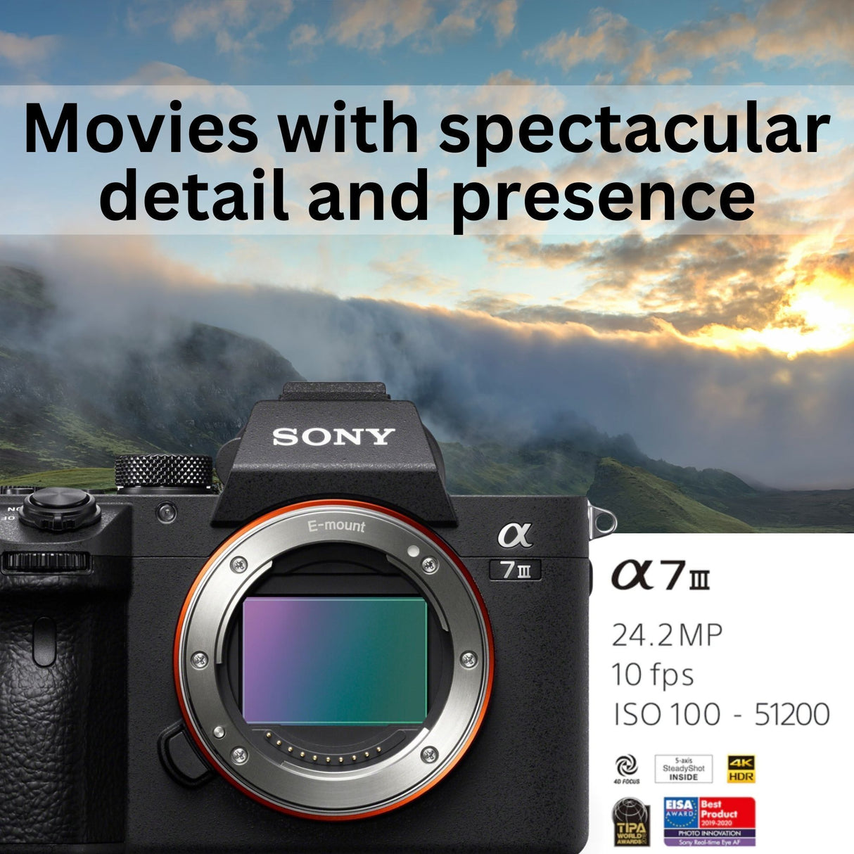 Sony Alpha a7 III 24.2MP Full Frame Mirrorless Digital Camera with 17-50mm F/4 Di III VXD Bundle