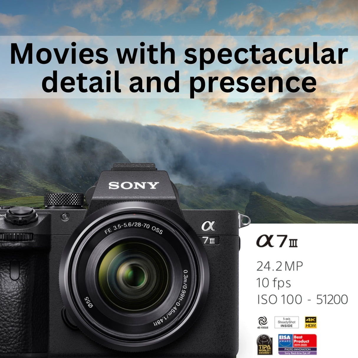 Sony Alpha 7 II Full-frame Mirrorless Interchangeable Lens Camera with 28-70mm Lens, 17-50mm Bundle