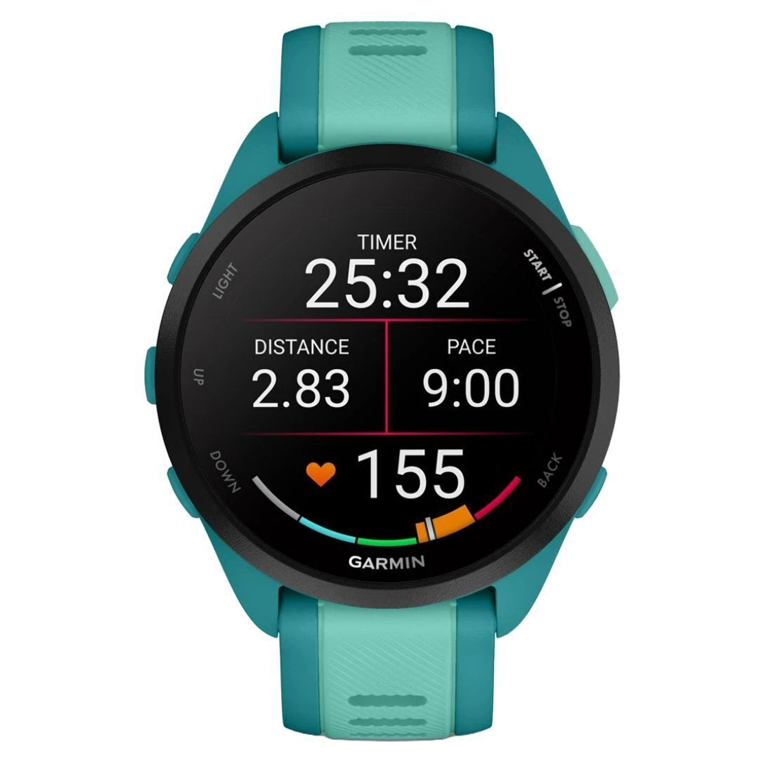 Garmin Forerunner 165 Music GPS Running Smartwatch (Turquoise - Aqua)