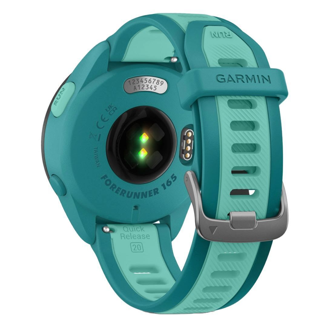 Garmin Forerunner 165 Music GPS Running Smartwatch (Turquoise - Aqua)