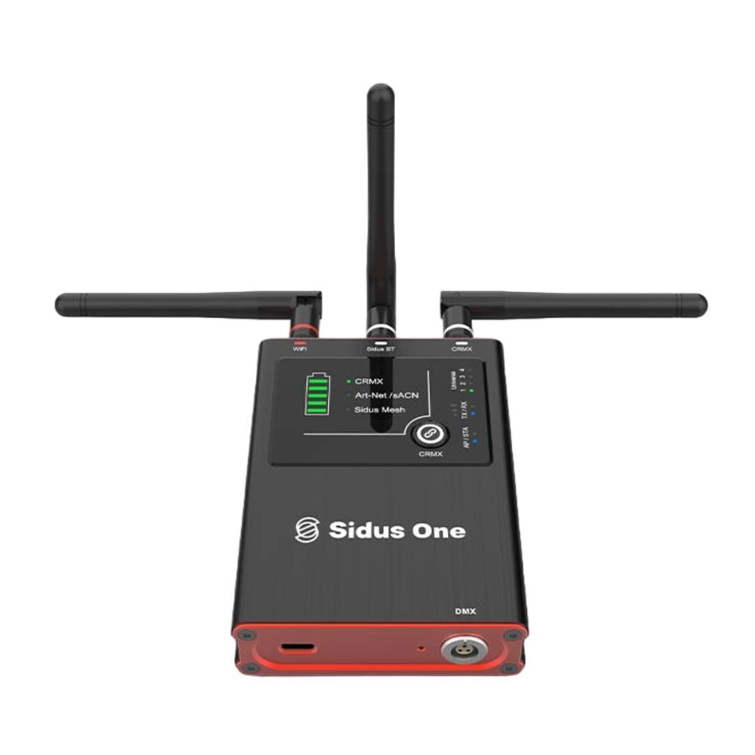 Aputure Sidus One Battery-Powered Single-Universe DMX and CRMX Transceiver with Sidus Bluetooth