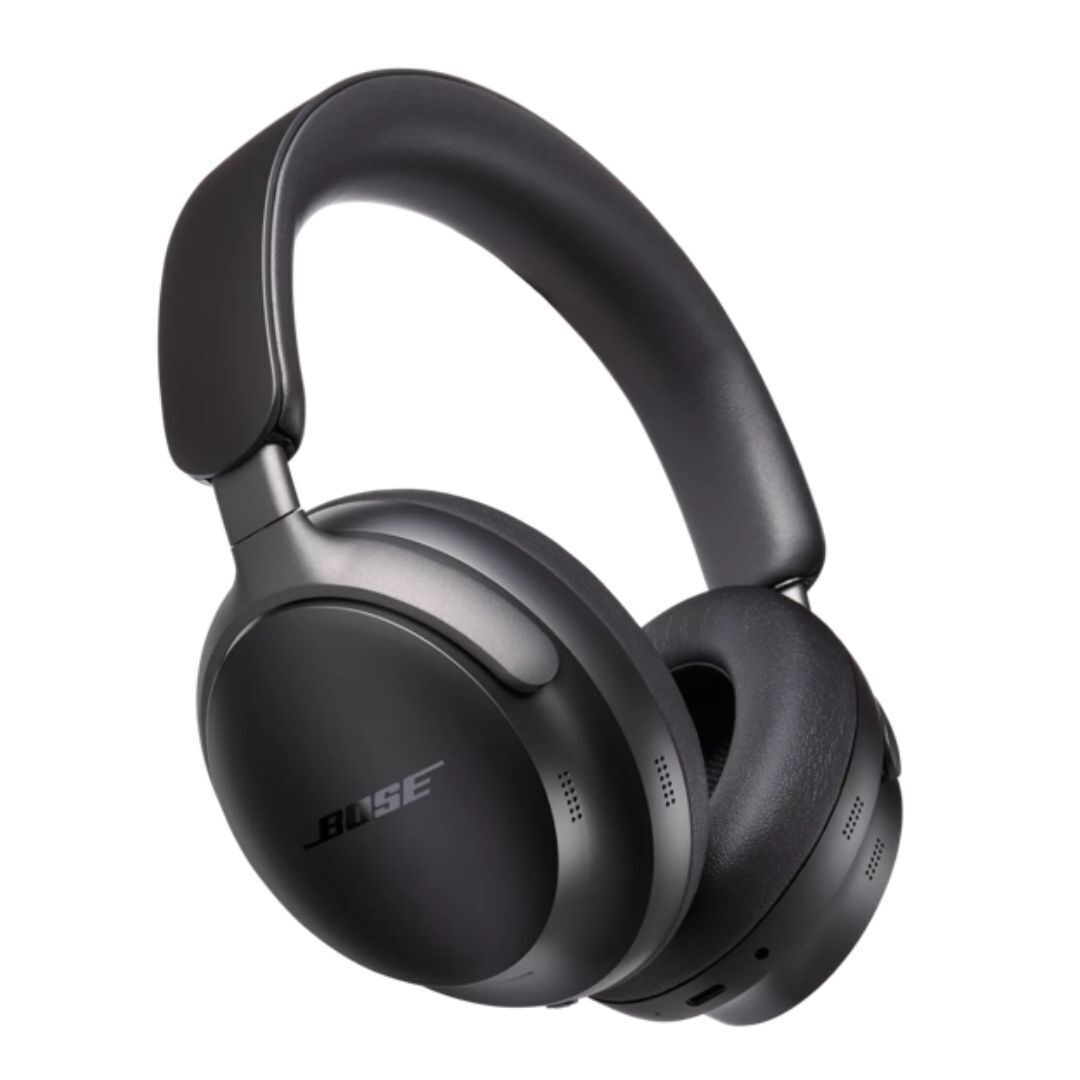 Bose QuietComfort Ultra Wireless Noise Canceling Over-Ear Headphones with Immersive Audio (Black)