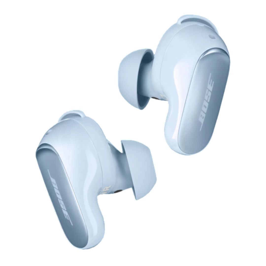Bose QuietComfort Ultra Noise-Canceling Wireless In-Ear Earbuds with Touch Controls (Moonstone Blue)
