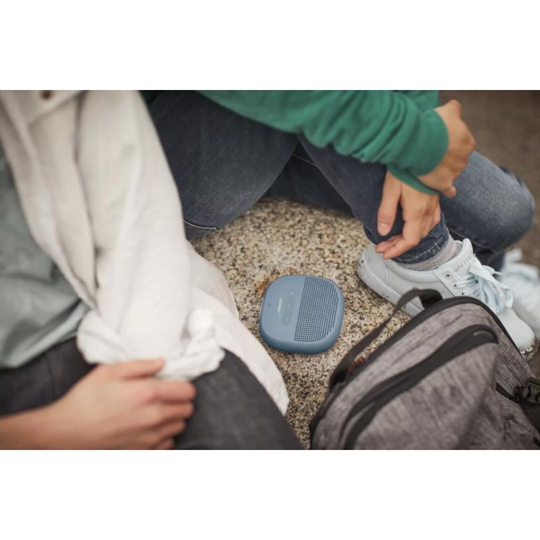 Bose SoundLink Micro Bluetooth Speaker with Weather-Resistant Design and Compact Size (Stone Blue)