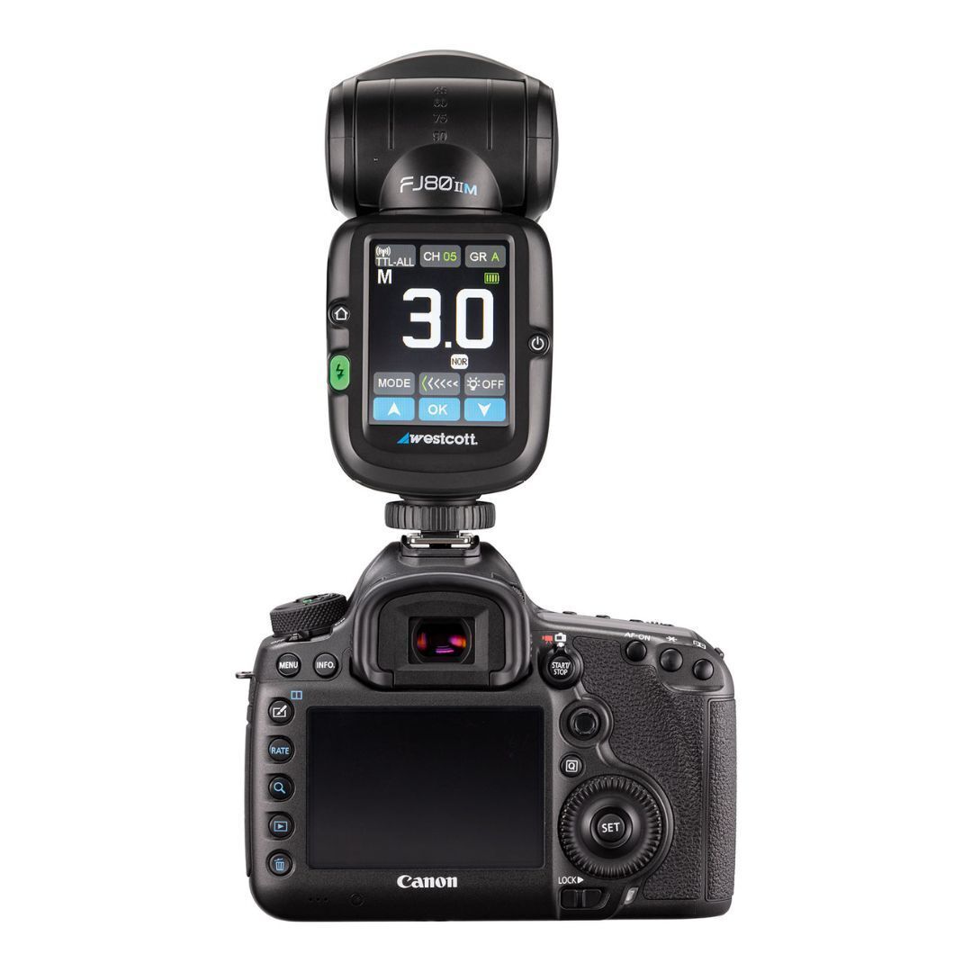 Westcott FJ80 II M Universal Touchscreen 80Ws Speedlight with Multi-Brand Camera Mount