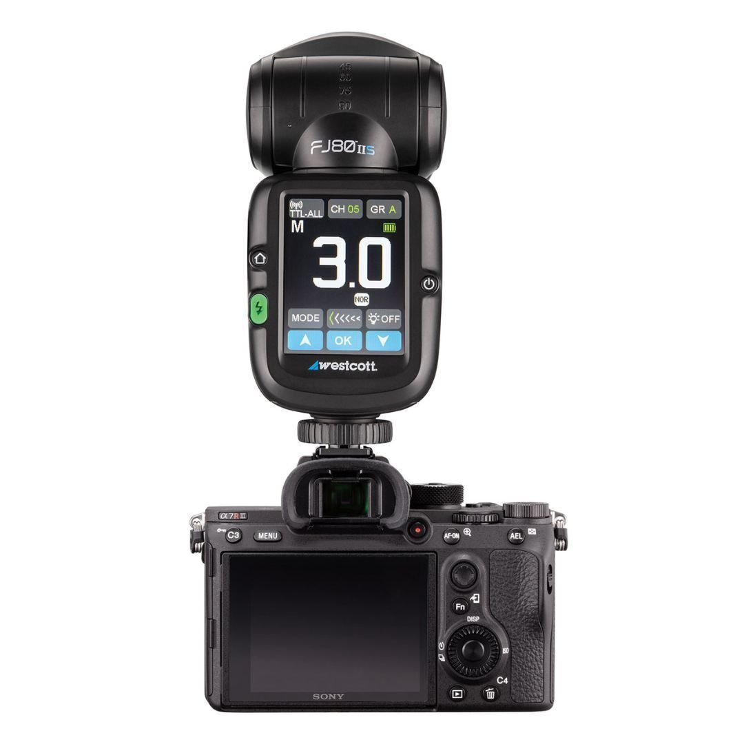 Westcott FJ80 II S Touchscreen 80Ws Speedlight with Sony Camera Mount