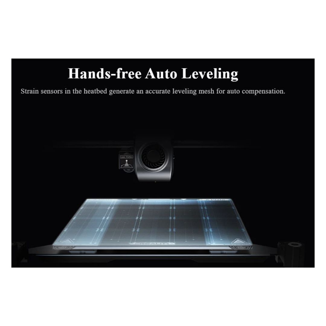 Creality K1 Max 3D Printer with 4.3 Inch Color Touch Screen, Dual Fans, and 600mm Printing Speed