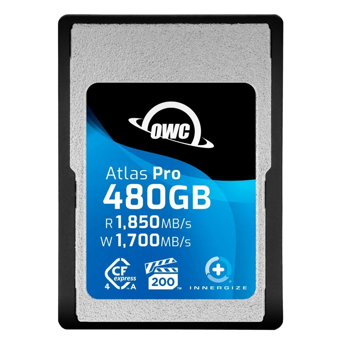 OWC 480GB Atlas Pro CFexpress 4.0 Type A Memory Card with UV Ray, and X-Ray Resistance