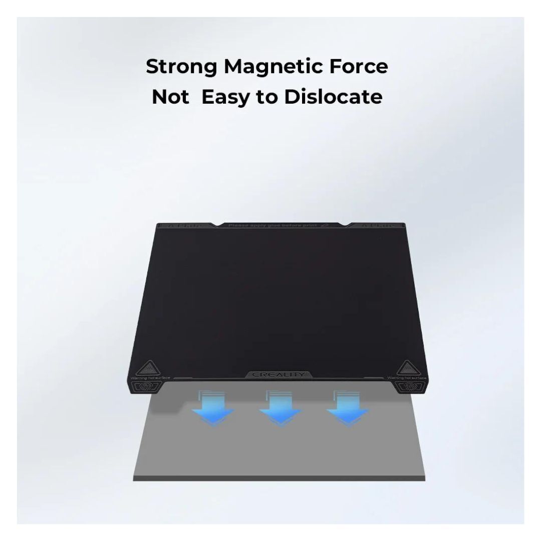 Creality K1 235 x 235mm Smooth PEI Build Plate with Double Handle and Strong Magnetic Force