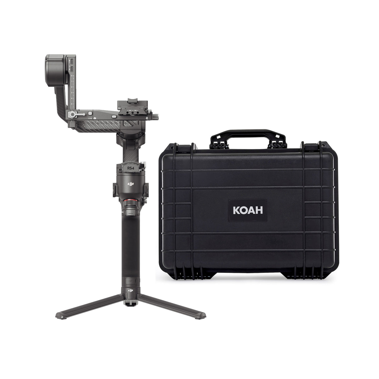 DJI RS 4 Pro Handheld Gimbal with Weatherproof Hard Case with Customizable Foam