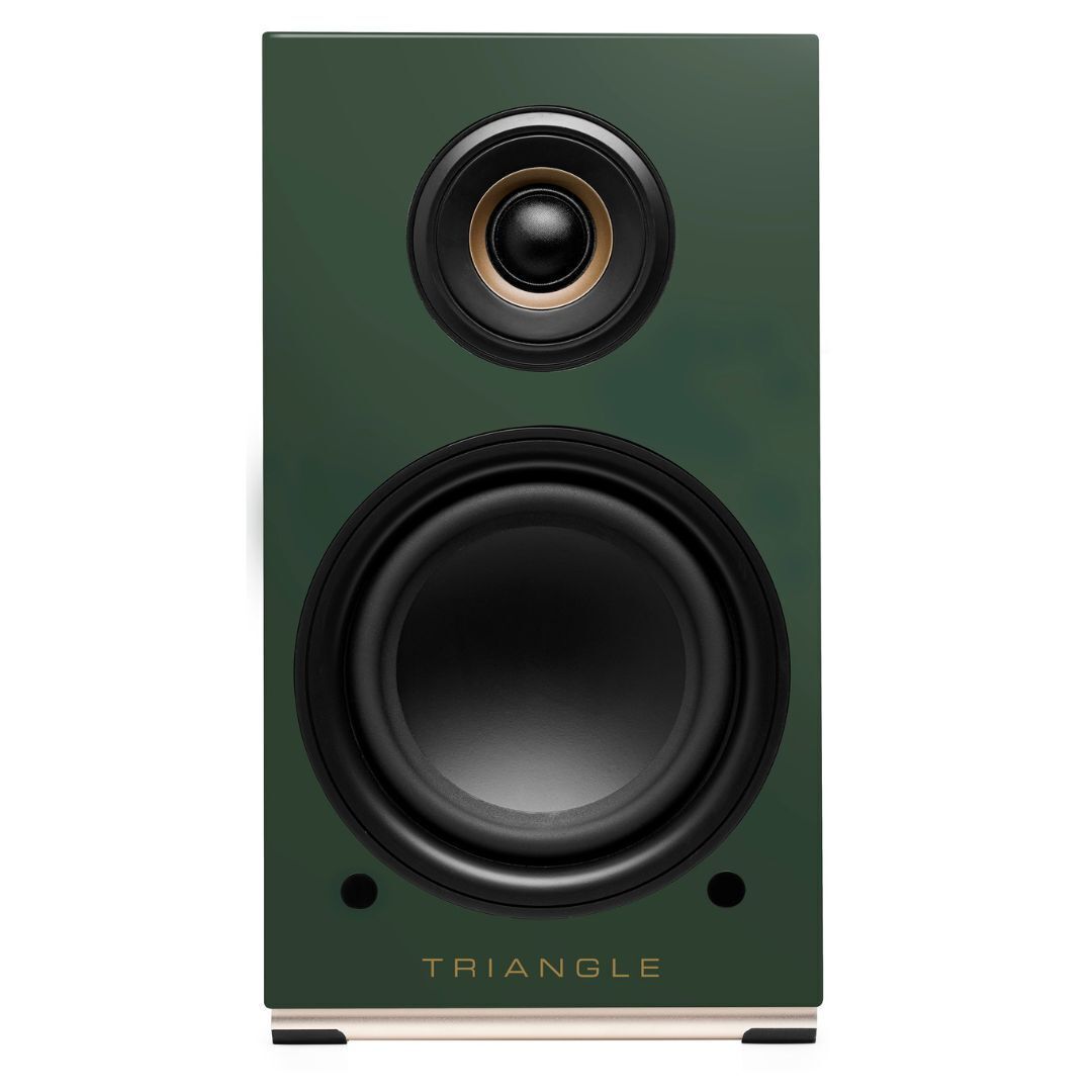 Triangle Audio AIO TWIN 2x50-Watt Wireless, Bluetooth and Wi-Fi Speaker Connectivity (English Green)