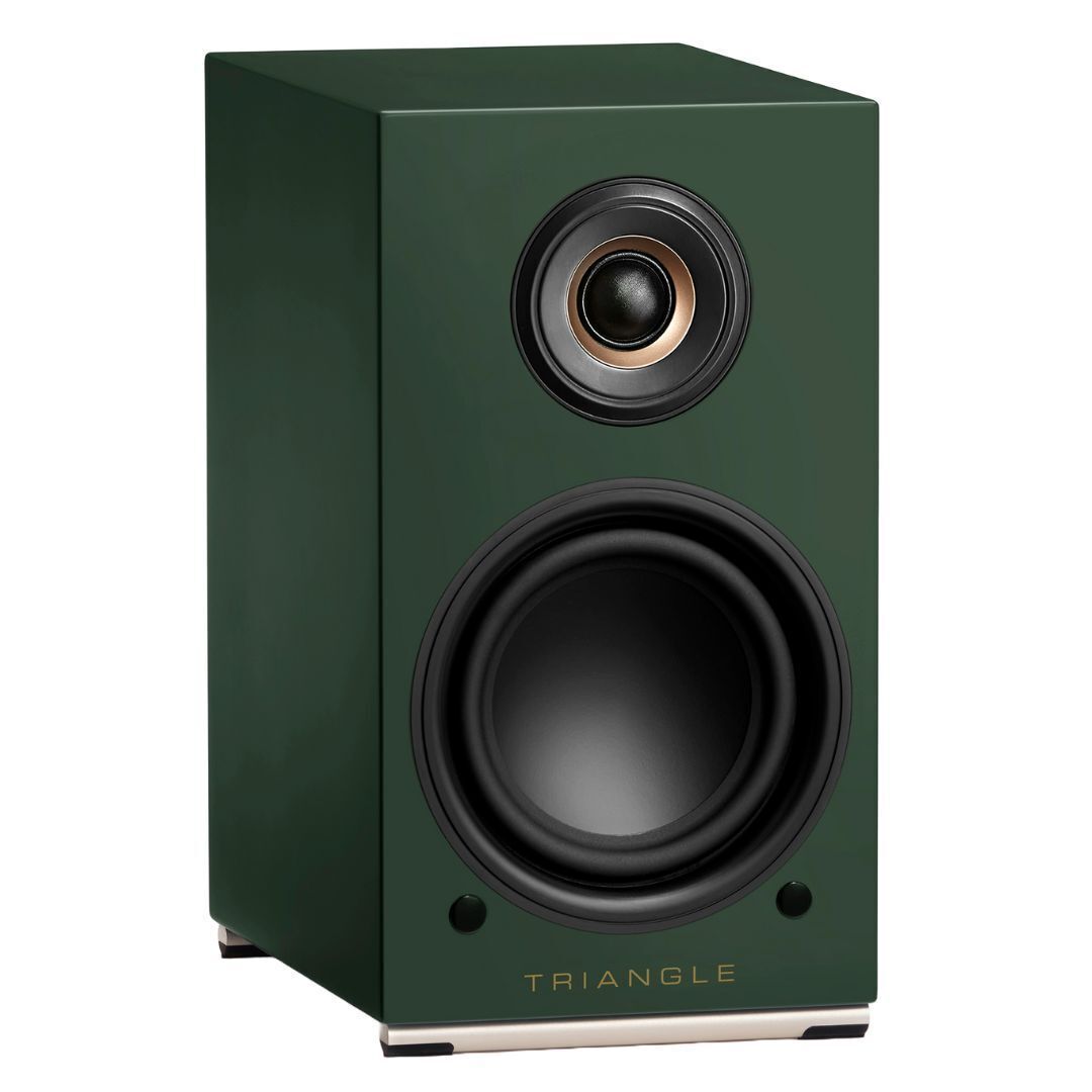 Triangle Audio AIO TWIN 2x50-Watt Wireless, Bluetooth and Wi-Fi Speaker Connectivity (English Green)