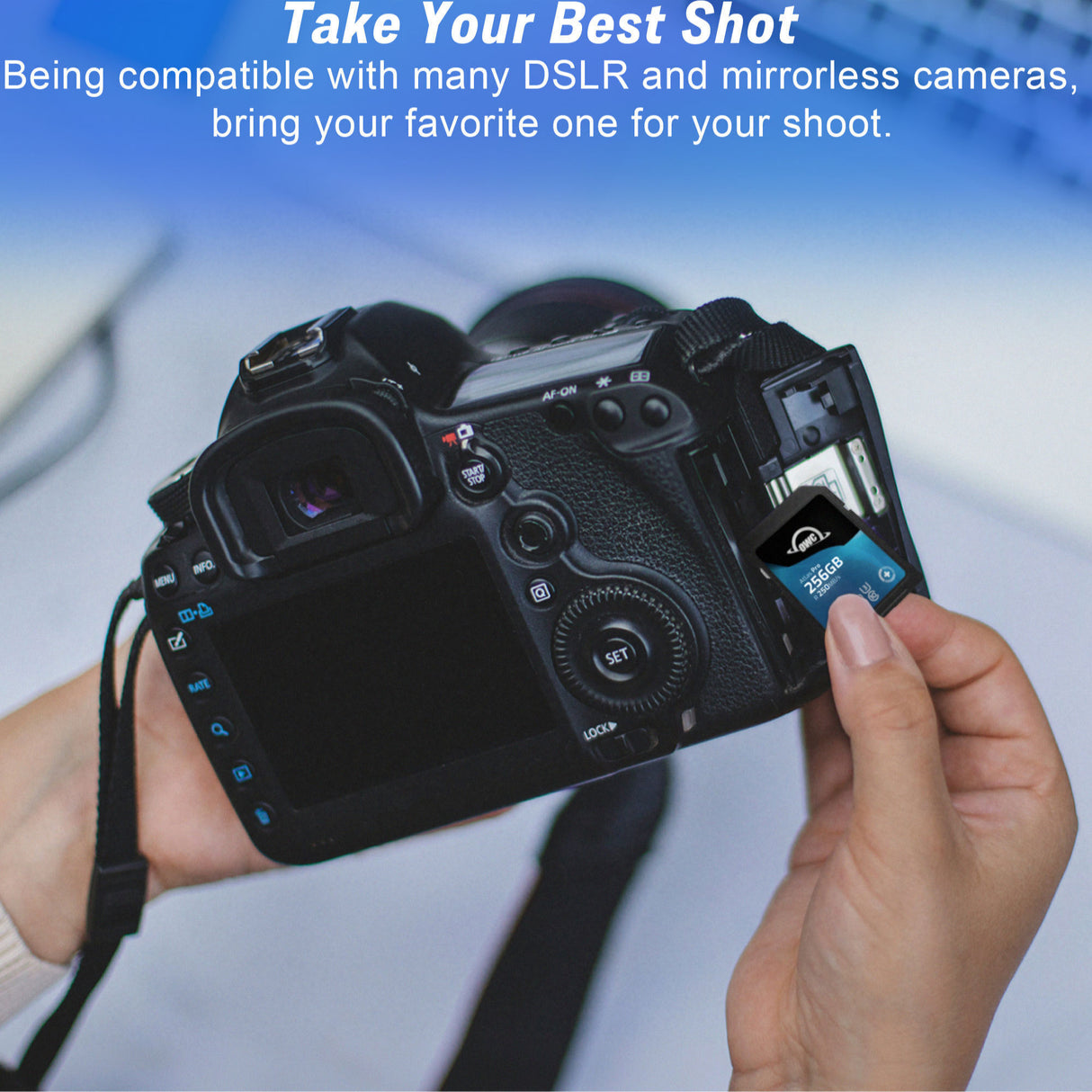 OWC 256GB Atlas Pro SDXC V60 UHS-II Memory Card for Advanced DSLR and Mirrorless Functions