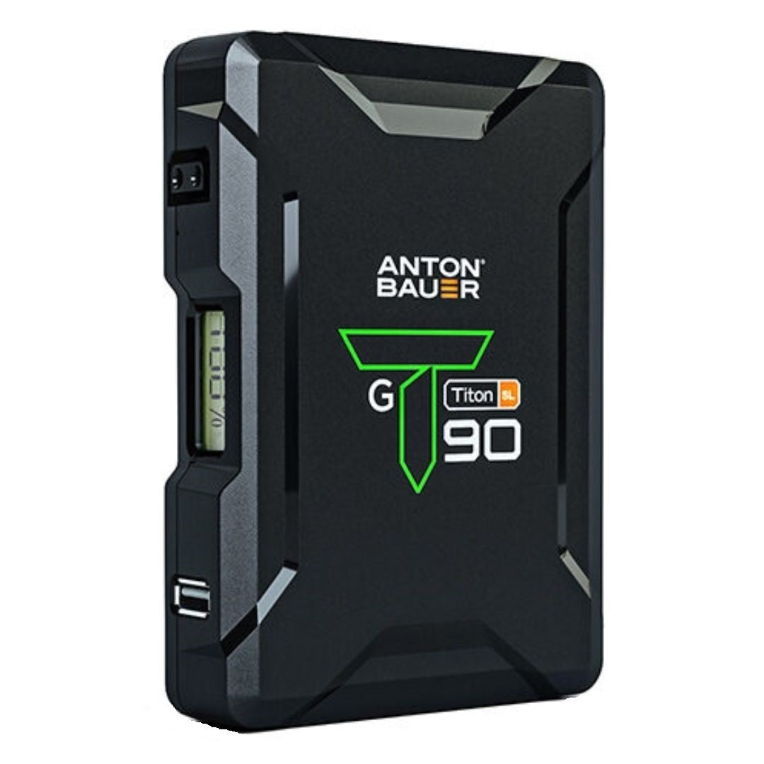 Anton Bauer Titon SL 90 Gold Mount with Built-In LCD Fuel Gauge and Durable Travel-Friendly Design