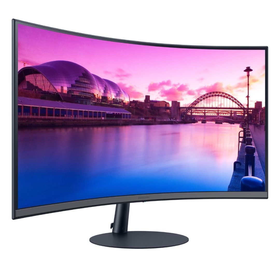 Samsung 27-Inch S39C FHD 75Hz 1000R Curve Monitor with Eye Comfort Technology (Black-Dark Blue Gray)