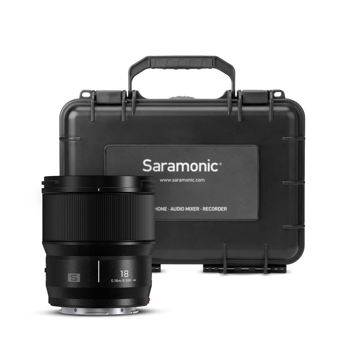 Panasonic Lumix S 18mm F1.8 Ultra-Wide (S-S18) Mirrorless Lens with Black Hard Carry Case Bundle