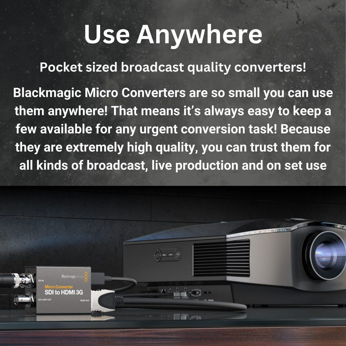 Blackmagic Design Micro Converter BiDirect SDI and HDMI 3G Micro Converter Bundle