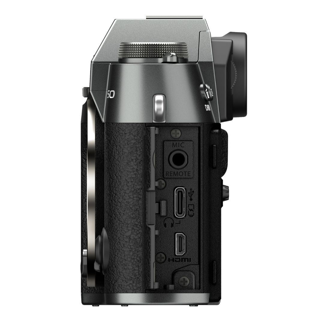 Fujifilm X-T50 Digital Camera with 40.2-Megapixel X-Trans CMOS 5 HR Sensor (Charcoal Silver)