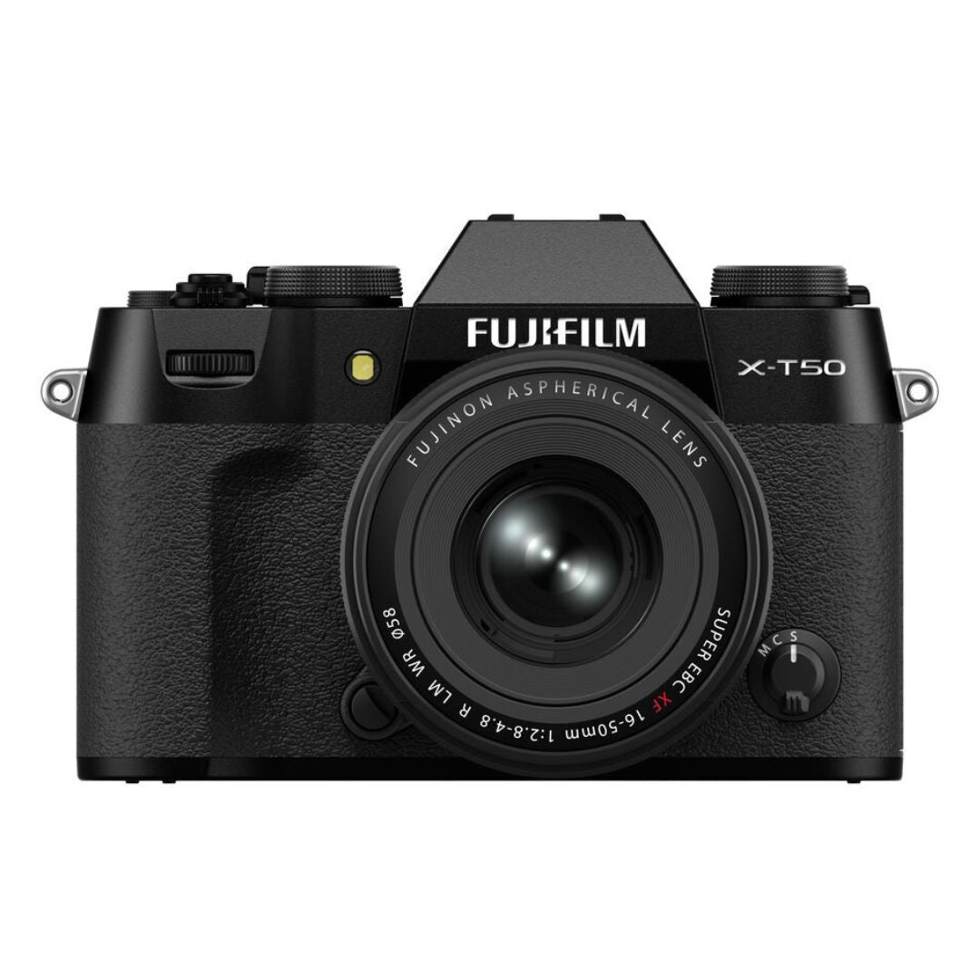 Fujifilm X-T50 Digital Camera with FUJINON XF16-50mm F2.8-4.8 R LM WR Compact Lens Kit (Black)