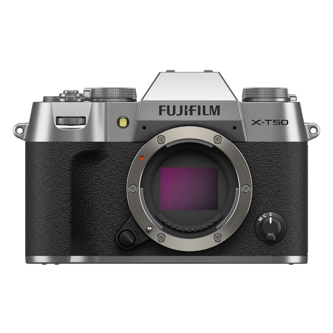 Fujifilm X-T50 Digital Camera with High-Resolution 40.2-Megapixel X-Trans CMOS 5 HR Sensor (Silver)