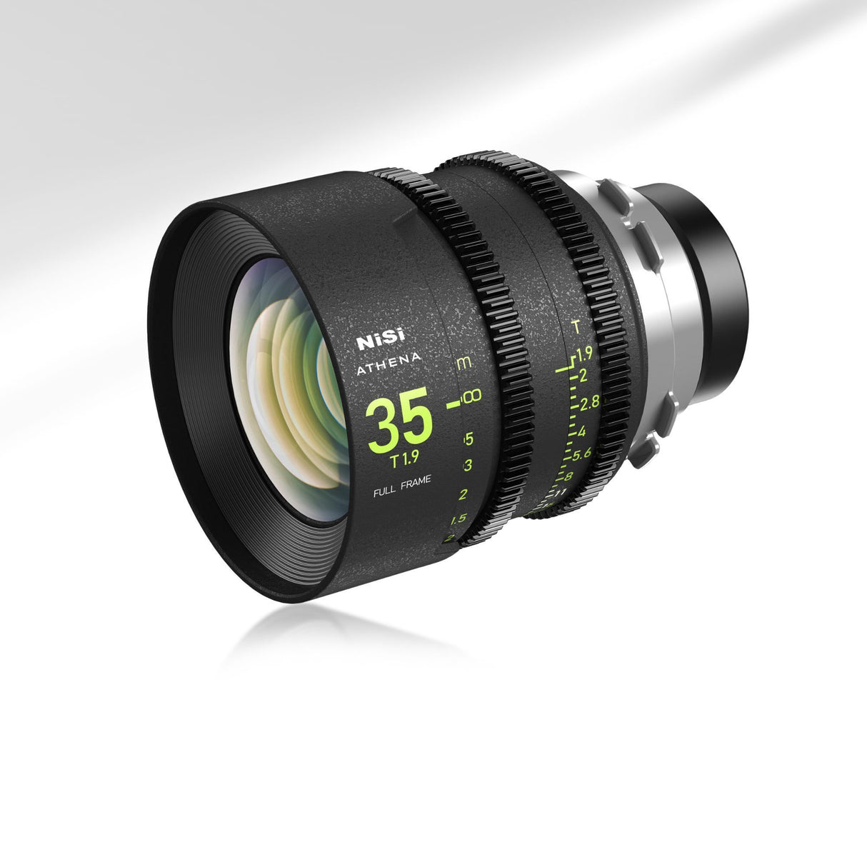 NiSi 35mm ATHENA PRIME Full Frame Cinema Lens T1.9 with Fluorescent Focal Scale (PL Mount) Bundle