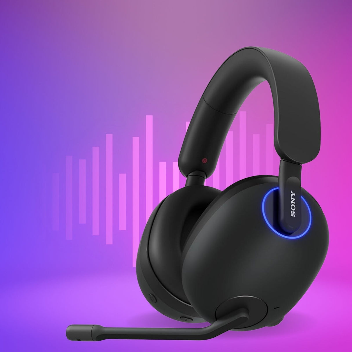 Sony INZONE H9 Wireless Noise Canceling Gaming Headset with 360 Spatial Sound (Black) Bundle