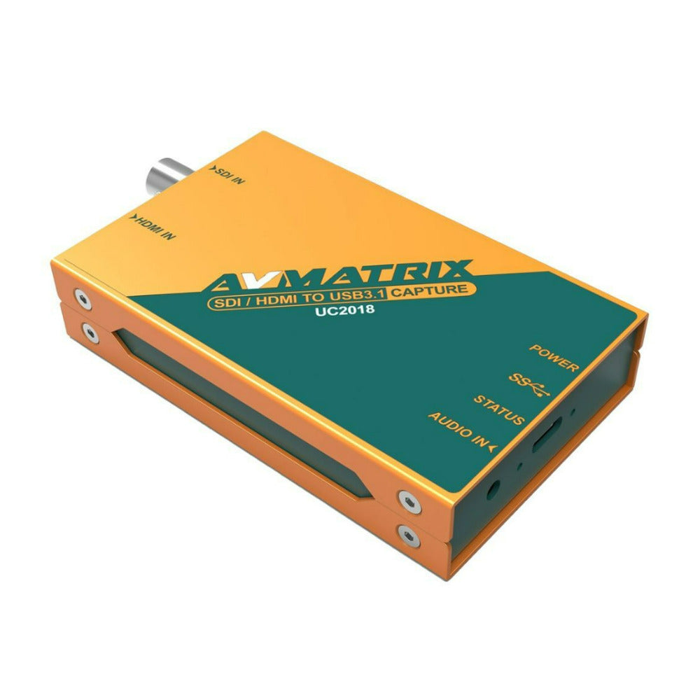 AVMatrix UC2018 HDMI and SDI to USB 3.1 TYPE-C Uncompressed Video Capture