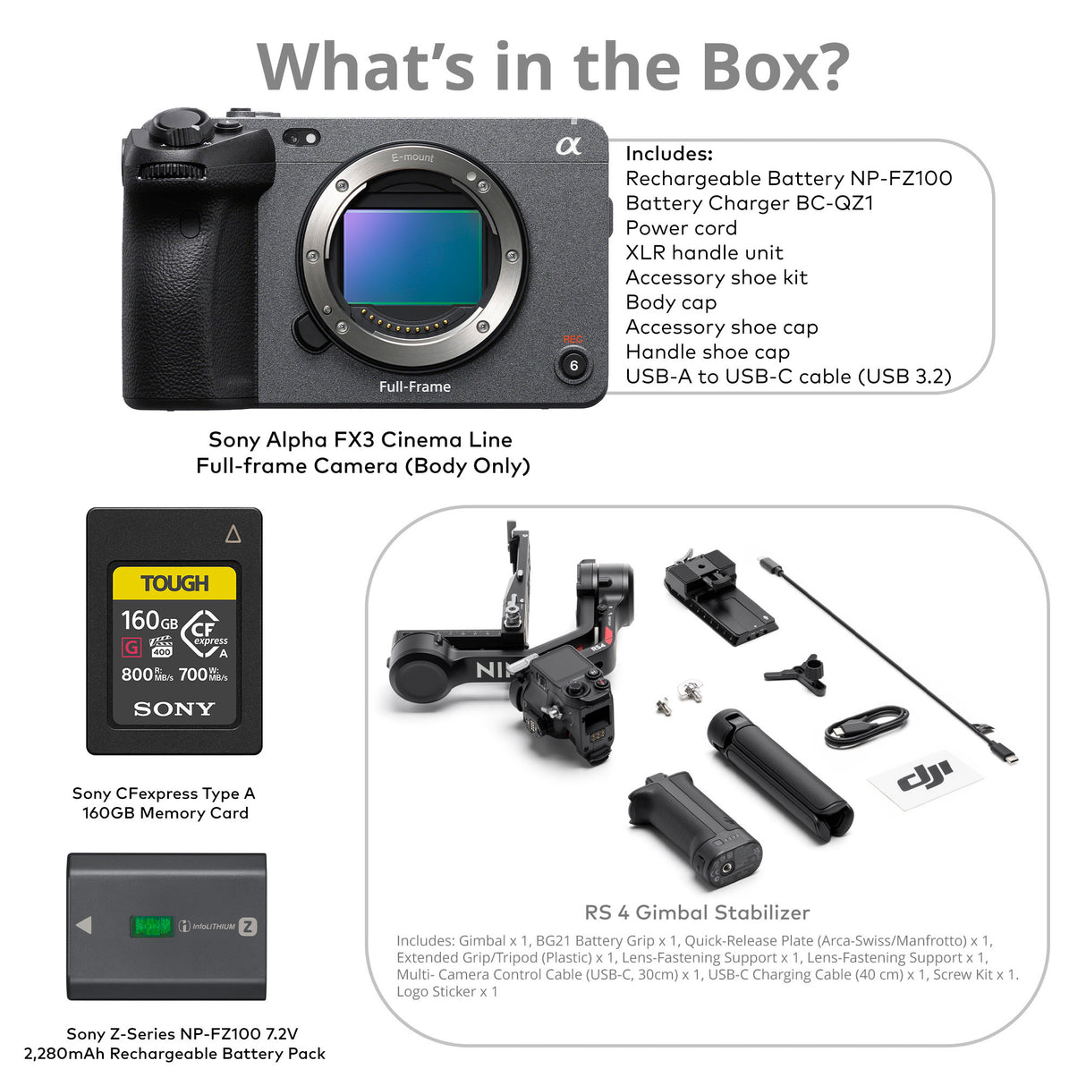Sony FX3 DJI Bundle