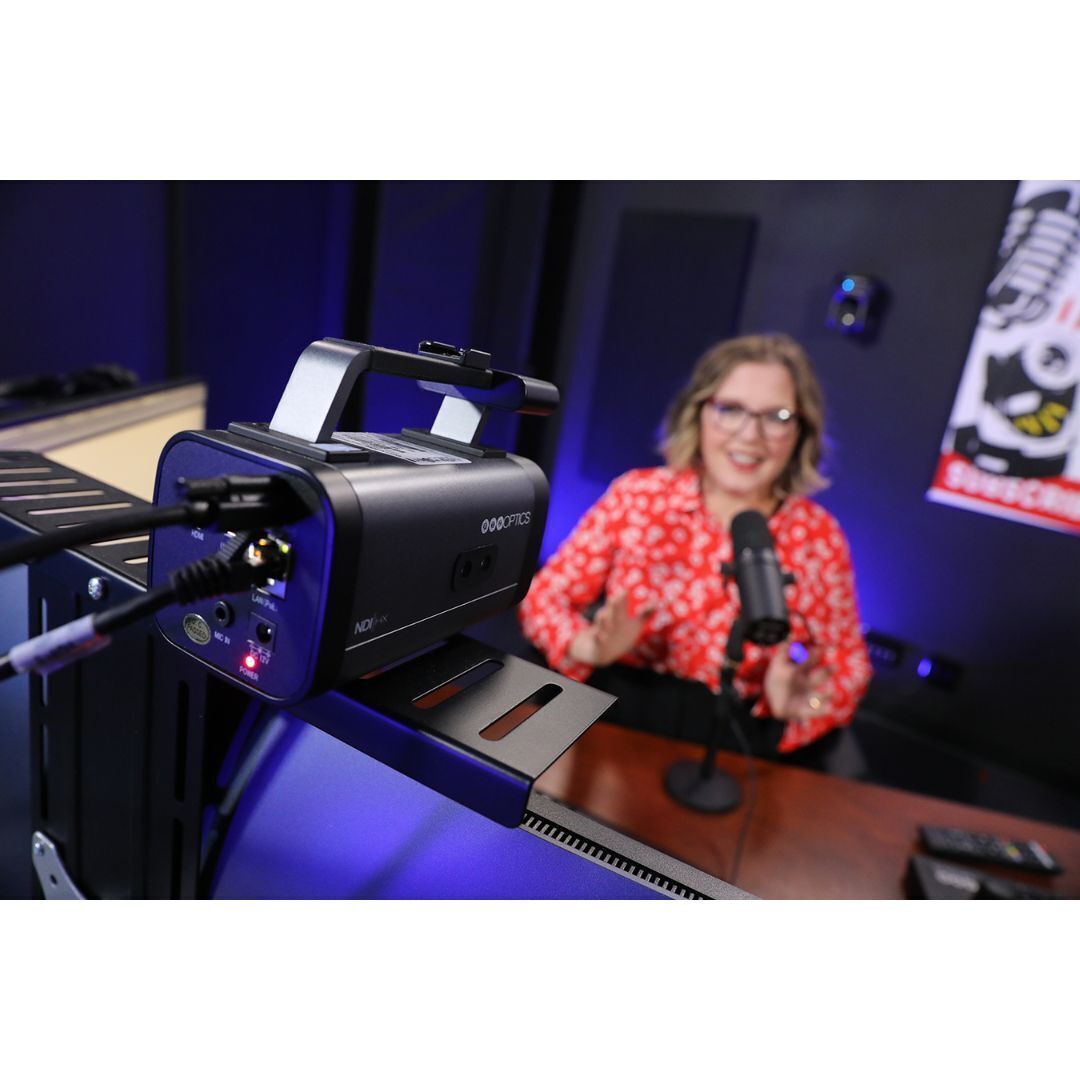 PTZOptics Studio Pro Camera with 12x Optical Zoom Lens, 72.5-Degree FoV, and 1080p Display