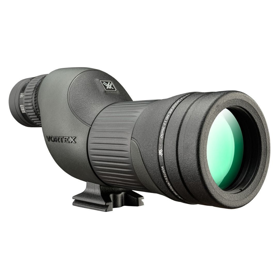 Vortex Crossfire HD Straight Spotting Scope with 12-36x Magnification, 50mm Objective Lens Diameter