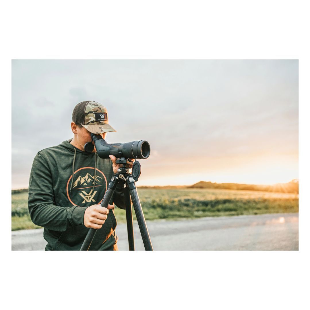 Vortex Crossfire HD Angled Spotting Scope with 16-48x Magnification, 65mm Objective Lens Diameter