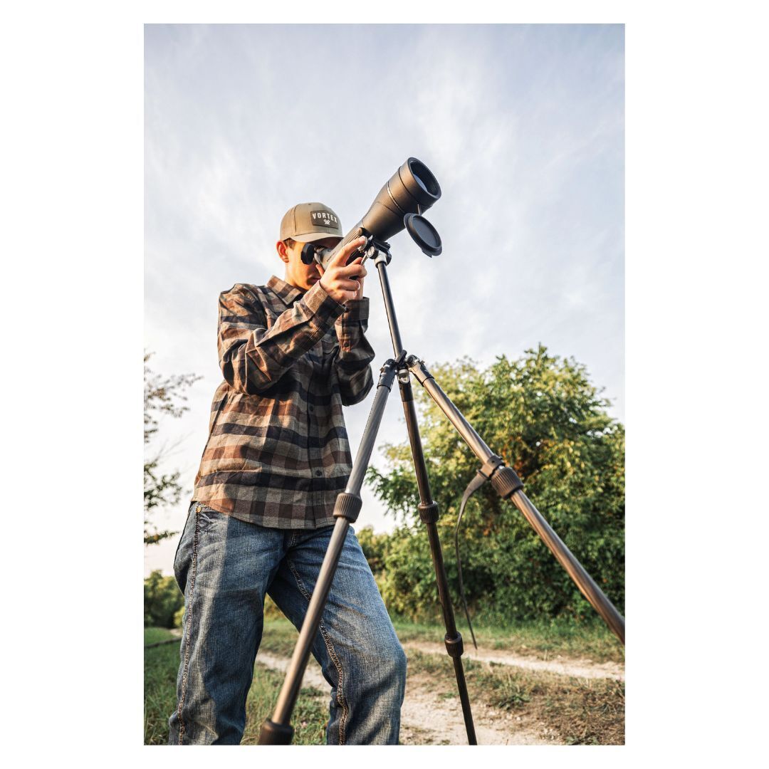 Vortex Crossfire HD Angled Spotting Scope with 20-60x Magnification, 80mm Objective Lens Diameter