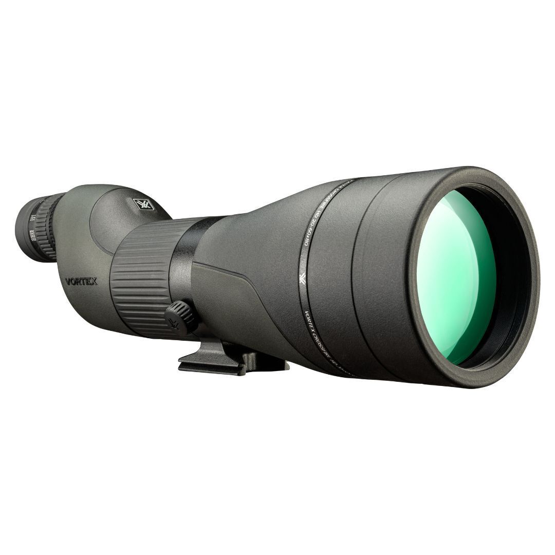 Vortex Crossfire HD Straight Spotting Scope with 20-60x Magnification, 80mm Objective Lens Diameter