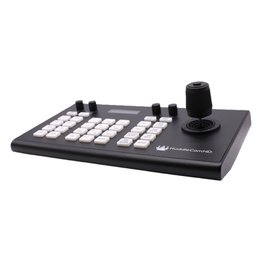 HuddleCamHD Serial PTZ Control Joystick with Quick-Select Camera Buttons and Multi-Functional Knobs