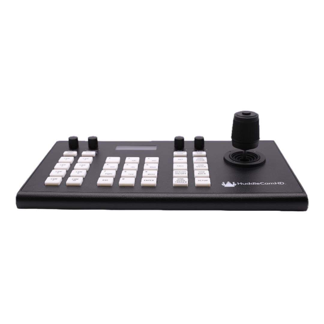 HuddleCamHD Serial PTZ Control Joystick with Quick-Select Camera Buttons and Multi-Functional Knobs