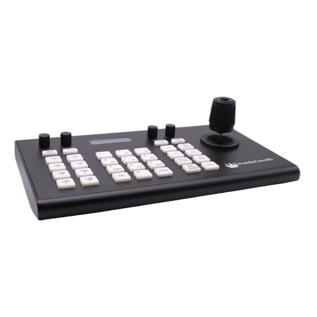 HuddleCamHD Serial PTZ Control Joystick with Quick-Select Camera Buttons and Multi-Functional Knobs