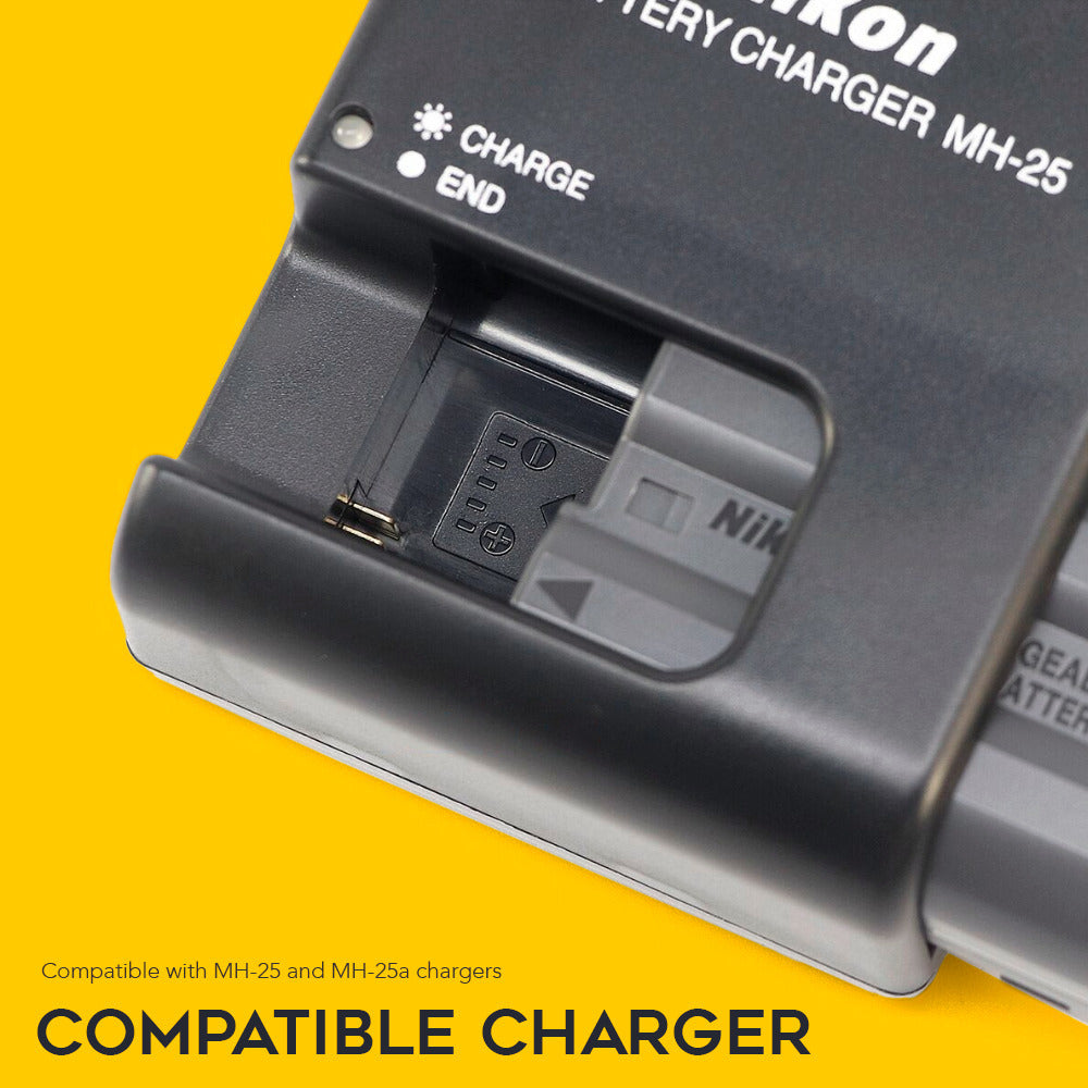 Nikon EN-EL15c Rechargeable Li-ion Battery (2-Pack) with USB-C Charger for EN-EL15 Battery Bundle