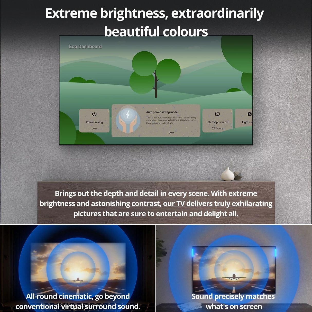 Sony BRAVIA 7 K-75XR70 75-Inch Class Mini LED QLED 4K HDR Google TV with Dolby Vision Bundle