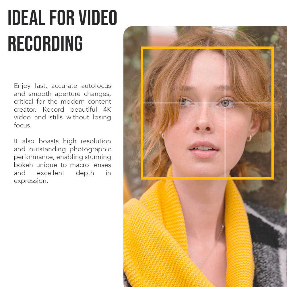 Panasonic Lumix S-E100 Full Frame 100mm F2.8 Macro Lens for Lumix S Series Cameras Bundle