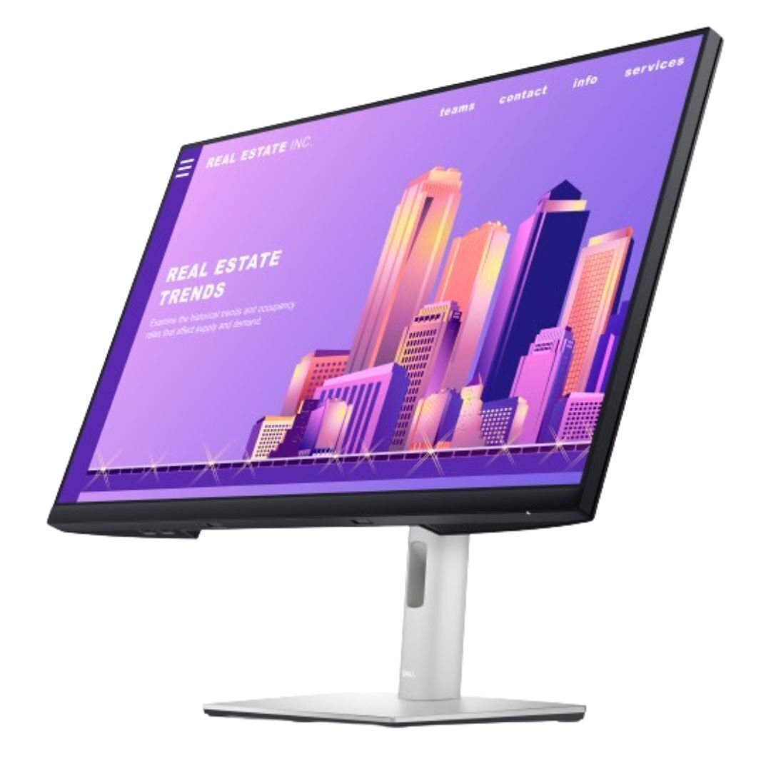 Dell P2722H 27-Inch Full HD LED LCD Monitor with Three-Sided Ultrathin Bezel (Black and Silver)