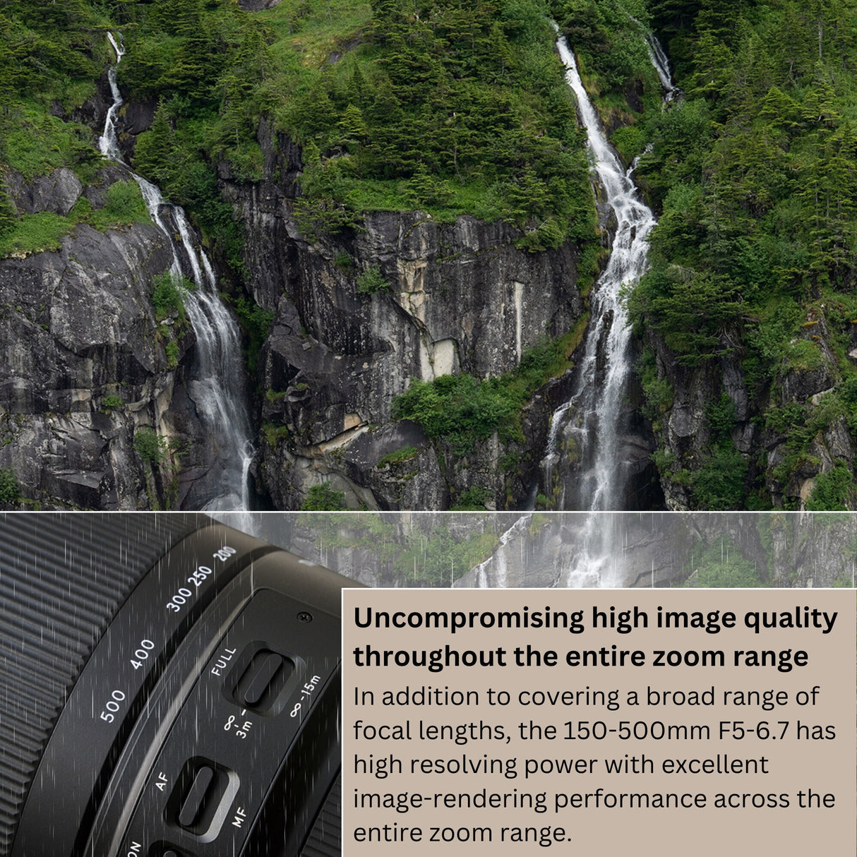 Tamron A057Z 150-500mm F/5-6.7 Di III VC VXD Lens for Nikon Z-Mount with Sling Camera Bag Bundle