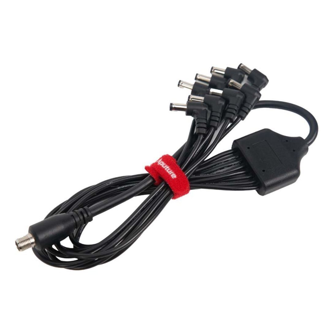 Aputure INFINIBAR 5.5mm DC 8-Way Splitter Cable with 5.5mm DC Barrel Connector