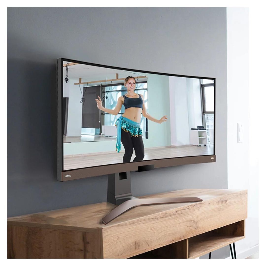 BenQ EW3880R 38-Inch WQHD Plus HDRi IPS Curved Ultrawide Monitor with 2.1-Channel Speaker System