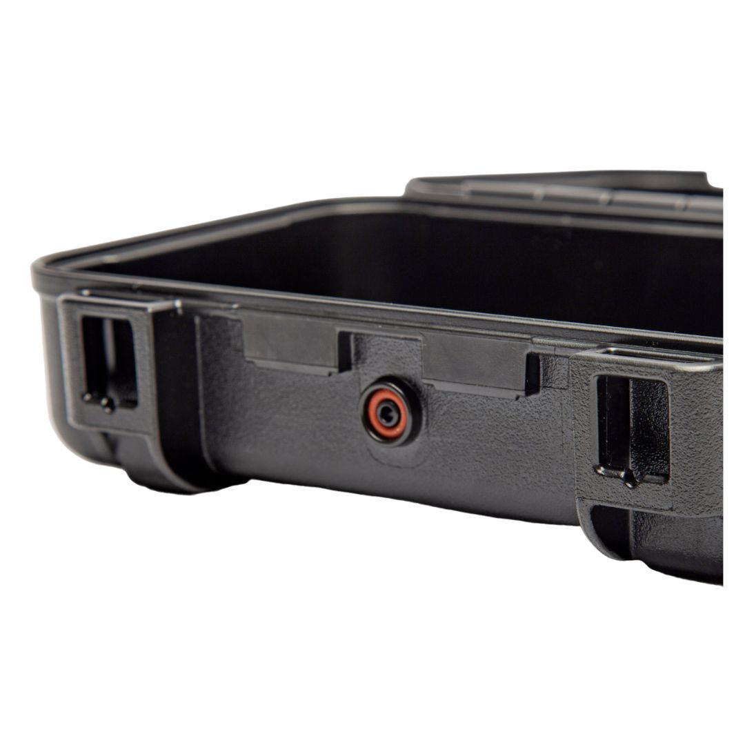 Nanuk 225 Waterproof Hard Case with Durable ABS Shell, Dustproof Seal, and Secure Latches (Black)