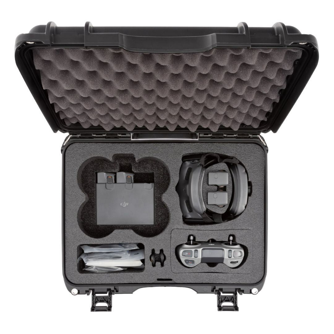 Nanuk 925 Case for DJI Avata 2 Fly More Combo with Lightweight Body and PowerClaw Latching (Black)