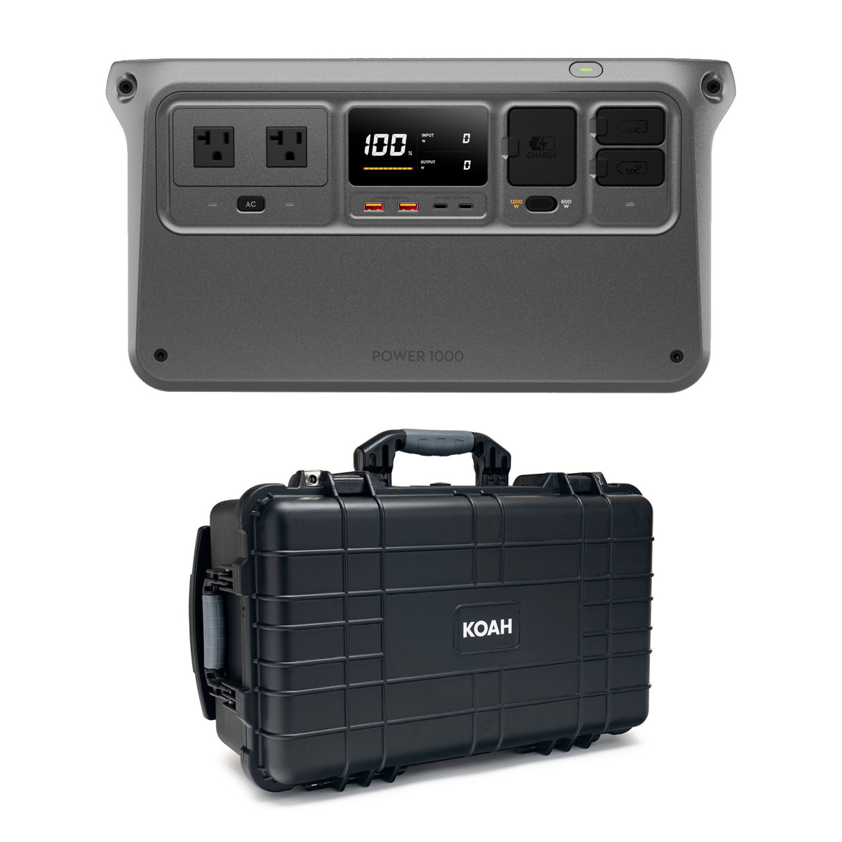 DJI Power 1000 with Weatherproof Wheeled Hard Case with Customizable Foam bundle